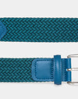 Robert Charles Woven Elastic Belt | 1005 Petrol