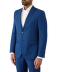 Dom Bagnato Suit | Blue Small Check