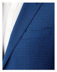 Dom Bagnato Suit | Blue Small Check