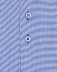 R2 Amsterdam Long Sleeve Shirt | Blue Houndstooth