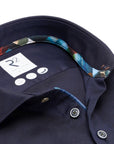 R2 Amsterdam Long Sleeve Shirt | Heavy Navy Twill