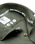 R2 Amsterdam Long Sleeve Shirt | Olive Linen