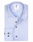 R2 Amsterdam Long Sleeve Shirt | Light Blue Cut Away Cuff