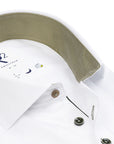 R2 Amsterdam Long Sleeve Shirt | White Sage Trim