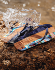 A Fish Named Fred Poster Flip Flops