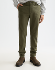 Scotch & Soda Mott Stretch Cotton Chino | Olive
