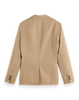 Scotch & Soda Deconstructed Cotton Twill Blazer | Soft Camel