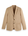 Scotch & Soda Deconstructed Cotton Twill Blazer | Soft Camel