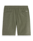 Scotch & Soda Cotton Linen Drawstring Short | Olive