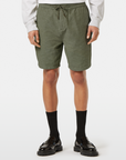 Scotch & Soda Cotton Linen Drawstring Short | Olive