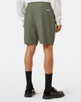 Scotch & Soda Cotton Linen Drawstring Short | Olive