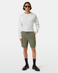Scotch & Soda Cotton Linen Drawstring Short | Olive
