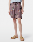 Scotch & Soda Retro Summer Print Short | Mauve