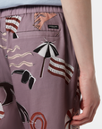 Scotch & Soda Retro Summer Print Short | Mauve
