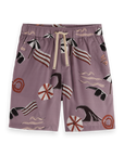 Scotch & Soda Retro Summer Print Short | Mauve