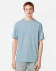 Scotch & Soda 3 Crosses Cotton Linen T-Shirt | Sky Blue