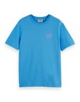 Scotch & Soda Graphic Logo Tee | Aqua
