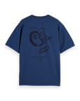 Scotch & Soda Eye Spy T-Shirt | Atlantic Blue