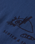 Scotch & Soda Eye Spy T-Shirt | Atlantic Blue