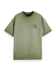 Scotch & Soda Club Soda Garment Dyed T-Shirt | Sage