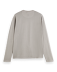 Scotch & Soda 3 Crosses Long Sleeve T-Shirt | Highway Greige