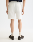 Scotch & Soda Cotton Linen Drawstring Short | Off White