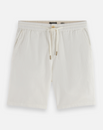 Scotch & Soda Cotton Linen Drawstring Short | Off White