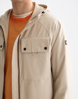 Scotch & Soda Hooded Soft Shell Jacket | Plaza Taupe