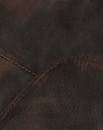 Scotch & Soda Donny Leather Blazer | Cocoa