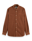 Scotch & Soda Fine Corduroy Shirt | Cinnamon