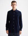 Scotch & Soda Fine Corduroy Shirt | Sky Captain