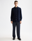 Scotch & Soda Fine Corduroy Shirt | Sky Captain