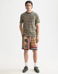 Scotch & Soda Yarn Dye Stripe T-Shirt | Retro Green