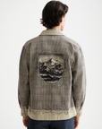 Scotch & Soda Mountain Graphic Overshirt | Plaza Taupe