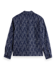 Scotch & Soda Jacquard Overshirt | Sky Captain
