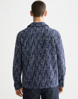 Scotch & Soda Jacquard Overshirt | Sky Captain