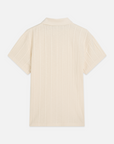 Scotch & Soda Knit Ribbed Polo Shirt | Eggnog