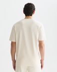 Scotch & Soda Jacquard Relaxed T-Shirt | Eggnog