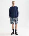 Scotch & Soda Cosmic Sun Long Sleeve T-Shirt | Pageant Blue