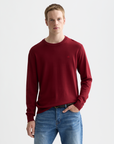 Scotch & Soda Crew Neck Knit Pullover | Ranch Red