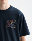 Scotch & Soda Cosmic Logo T-Shirt | Carbon