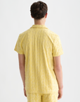 Scotch & Soda Terry Jacquard Short Sleeve Shirt | Raffia