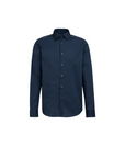 Fil Noir Angelo Stretch Shirt | Night Blue