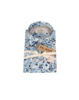 Fil Noir Blue Poppies Shirt