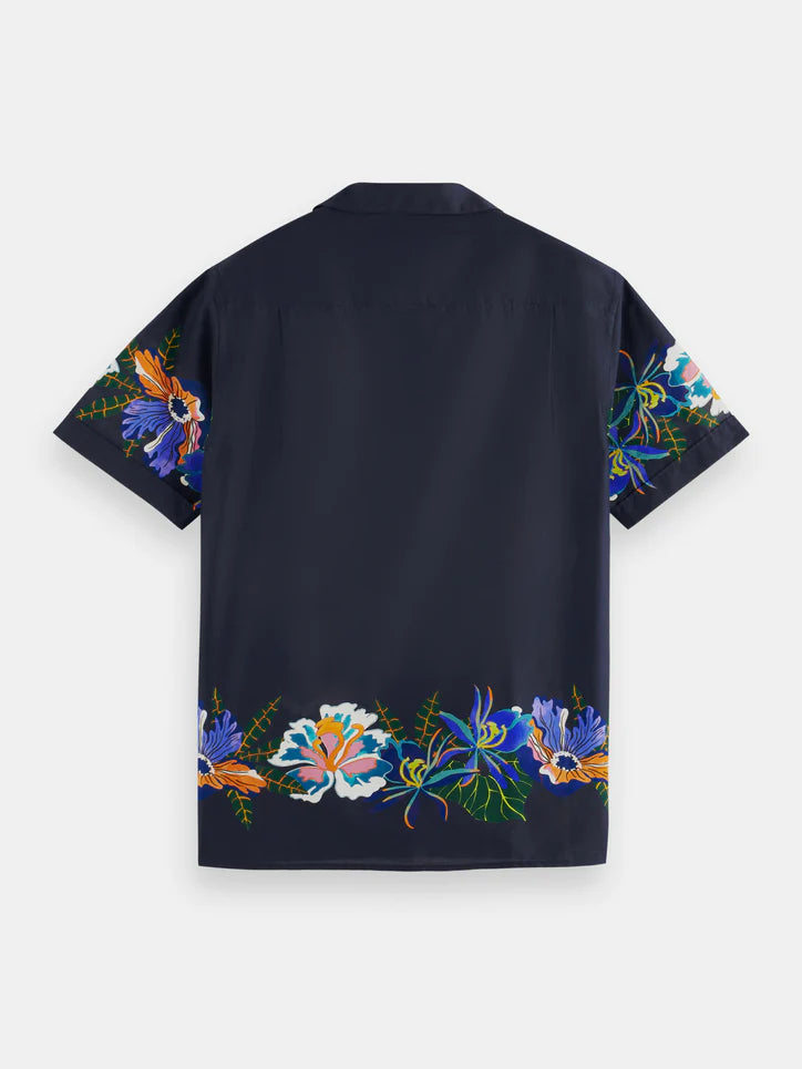 Scotch & Soda Hippy Hippy Shake Short Sleeve Shirt | Navy