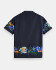 Scotch & Soda Hippy Hippy Shake Short Sleeve Shirt | Navy