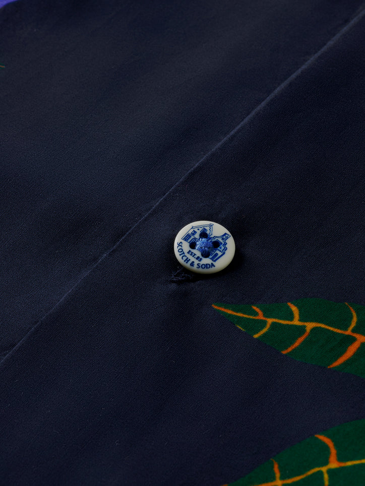 Scotch & Soda Hippy Hippy Shake Short Sleeve Shirt | Navy