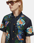 Scotch & Soda Hippy Hippy Shake Short Sleeve Shirt | Navy