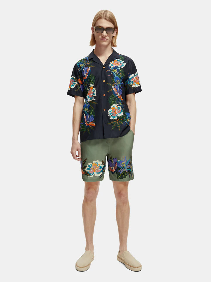 Scotch & Soda Hippy Hippy Shake Short Sleeve Shirt | Navy