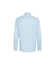 Fil Noir Plain Sateen Shirt | Light Blue